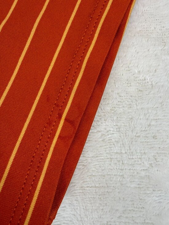 Patagonia Capilene Mens L Striped Technical Crewneck T-Shirt Orange Performance - Picture 5 of 10